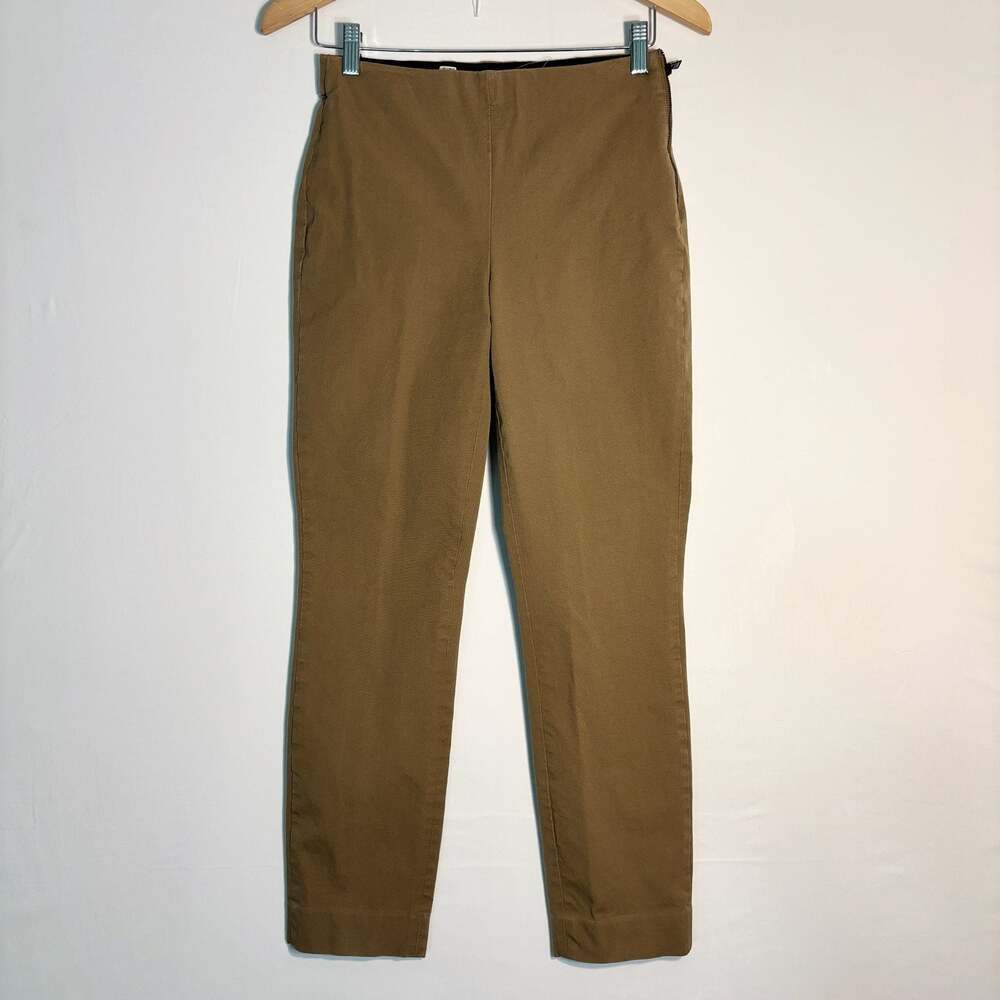 Everlane Womens Work Pants Size 4 The Side-Zip Stretch Cotton